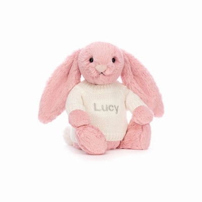 Jellycat Bashful Petal Bunny with Cream Jumper New Zealand | GLWZV9083